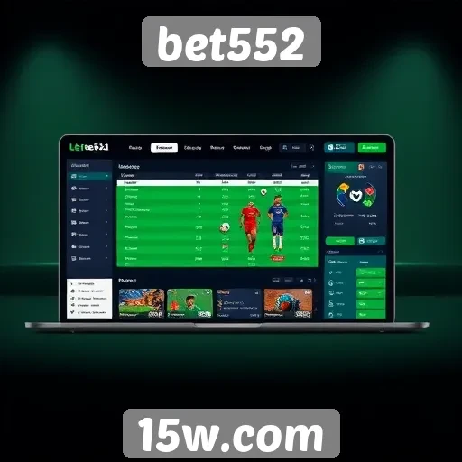 Interface e experiência do usuário no bet552